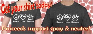 Peace Love Rescue Shirt 4 350 pixel