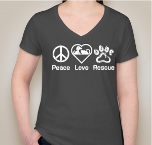 Peace Love Rescue Ladies