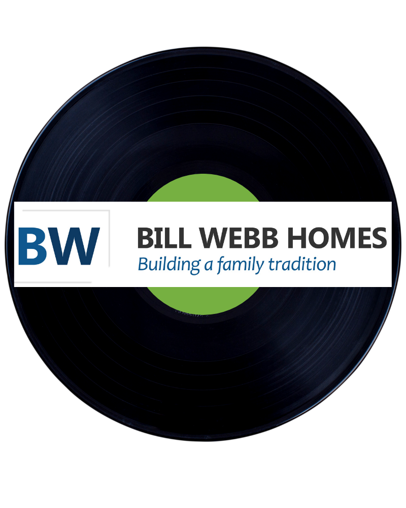 Black and blue Bill Webb Homes logo